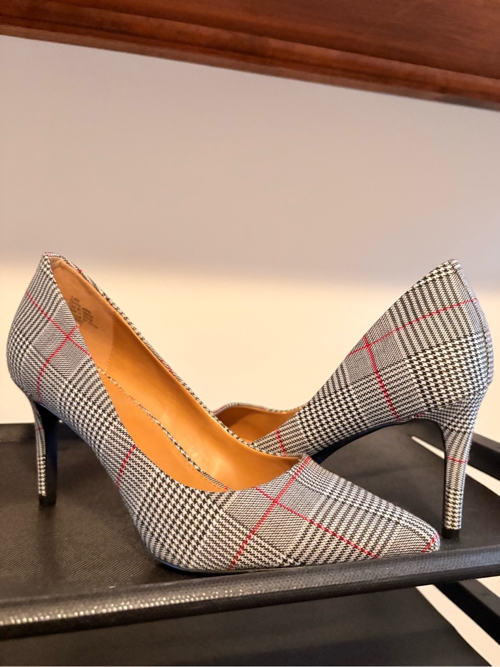 Plaid Pumps